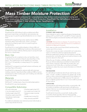 Mass Timber Installation